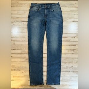 NWT J Crew Factory Signature Flex Slim Denim Blue Jeans 32x34 medium wash